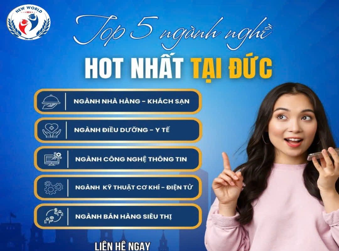 Top 5 ngành nghề bùng nổ tại Đức mà bạn không thể bỏ lỡ