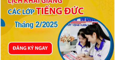 Khai giảng các lớp tiếng Đức đầu Xuân 2025 tại CÔNG TY CP HỢP TÁC QUỐC TẾ NEW WORLD