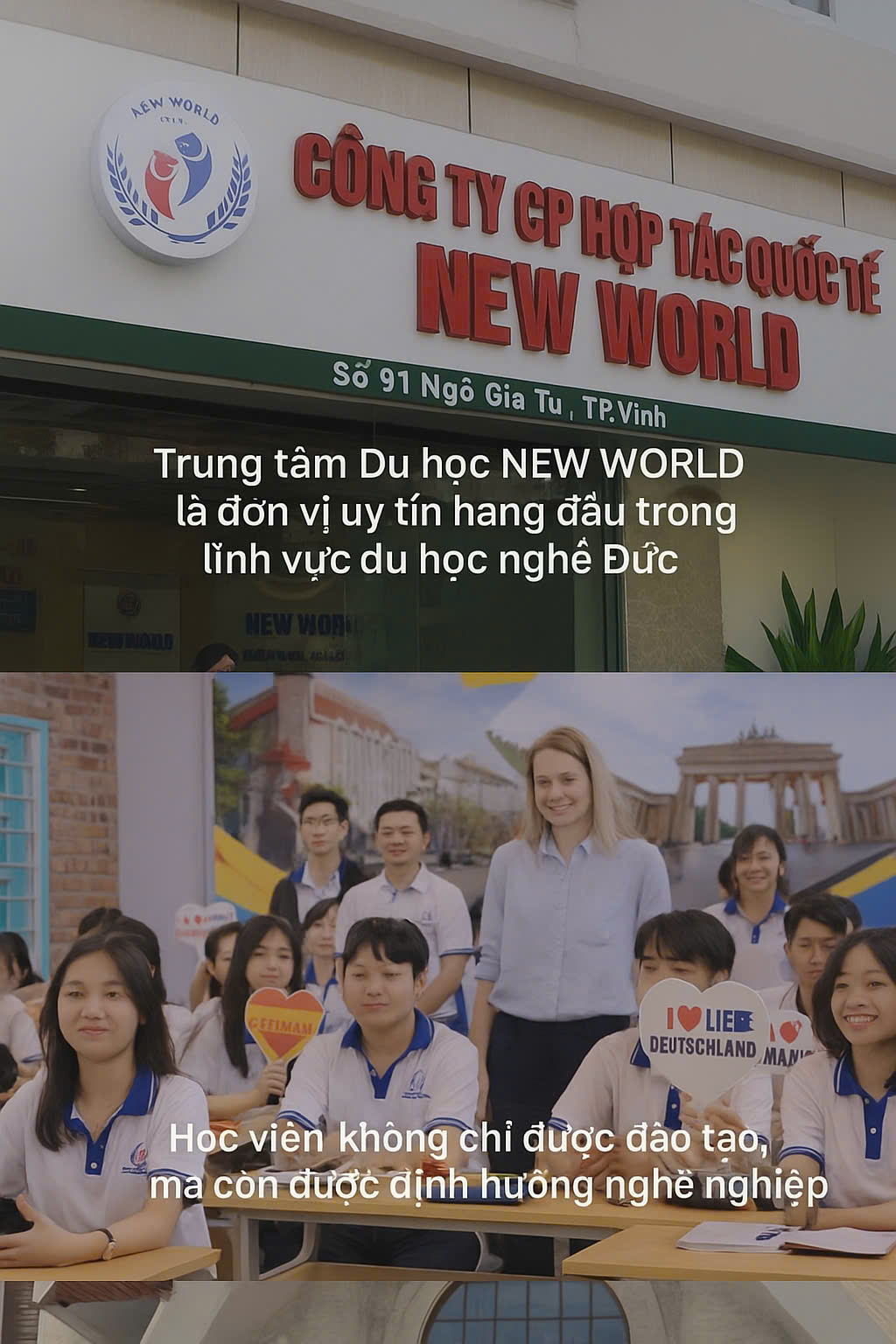 TUYỂN SINH DU HỌC NGHỀ ĐỨC-KHÓA 2K7