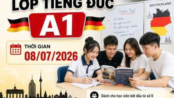 TRUNG TÂM DU HỌC NEW WORLD EDU THÔNG BÁO LỊCH KHAI GIẢNG LỚP TIẾNG ĐỨC A1
