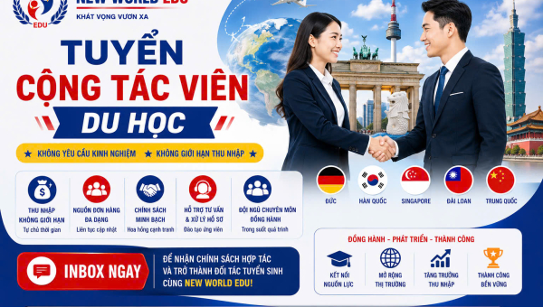 TUYỂN CỘNG TÁC VIÊN DU HỌC 